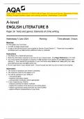 2024_AQA: A-level ENGLISH LITERATURE B Paper 2A Texts and Genres: Elements of Crime  Writing (merged Question paper and marking scheme): Wednesday 5 June 2024 