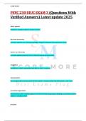 PSYC 230 UIUC EXAM 3 (Questions With  Verified Answers) Latest update 2025 