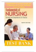 Test Bank For Fundamentals of Nursing 9th Edition By Ruth F. Craven: 9781975120429, All Chapters 1-43