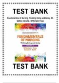 Test Bank For Fundamentals of Nursing (Two Volume Set) with Davis Advantage & Davis Edge 4th Edition by Judith M Wilkinson | 9780803676909 |2020/2021 | Chapter 1-46 | All Chapters with Answers and Rationals