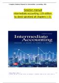 Solution Manual For Intermediate Accounting, 11th Edition by David Spiceland, Mark Nelson, Verified Chapters 1 - 21 & Appendix A, Complete Newest Version