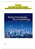 Solution Manual For Intermediate Accounting, 11th Edition by David Spiceland, Mark Nelson, Verified Chapters 1 - 21 & Appendix A, Complete Newest Version