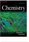 ZUMDAHL CHEMISTRY 9TH EDITION TEST BANK ALL CHAPTERS COVERED QUESTIONS AND ANSWERS |GRADED A+| |LATEST UPDATE| |2025|