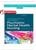 Test bank for Davis Advantage for Townsend's Psychiatric Mental Health Nursing, 11th Edition by Karyn I. Morgan RN MSN APRN-CNS (Author)