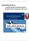 Solution Manual - Aircraft Performance: An Engineering Approach, 2nd Edition by (Sadraey), Chapter 1 - 10 > Download as Pdf File <