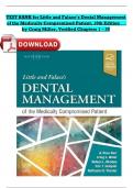 TEST BANK For Little and Falace's Dental Management of the Medically Compromised Patient, 10th Edition by Craig Miller, Verified Chapters 1 - 30, Complete Newest Version