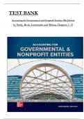 Test Bank for Accounting for Governmental and Nonprofit Entities 19th Edition by Jacqueline L Reck, Daniel Neely, Suzanne Lowensohn| Chapter 1-17| Ultimate Guide