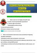 Certified Exit Planning Advisor (CEPA) Exam Actual Qs & Ans to Pass the Exam (2025 / 2026), 100% Verified