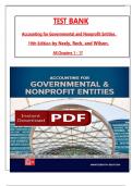 TEST BANK For Accounting for Governmental and Nonprofit Entities 19th Edition by Neely, Reck, Lowensohn and Wilson, All 1-17 Chapters Covered ,Latest Edition