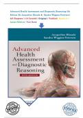 Advanced Health Assessment & Diagnostic Reasoning 5th Edition By Jacqueline Rhoads & Sandra Wiggins Petersen| All Chapters 1-18 Covered| Original| Verified| Rated A+| Latest Edition| Test Bank