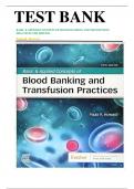 TEST BANK BASIC & APPLIED CONCEPTS OF BLOOD BANKING AND TRANSFUSION  PRACTICES 5TH EDITION Paula R. Howard