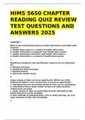 HIMS 5650 CHAPTER READING QUIZ REVIEW TEST QUESTIONS AND ANSWERS 2025.