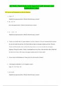 ATI TEAS 7 Math Study Guide Questions with Answers and Explanations Latest