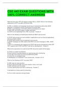 CSE 445 EXAM QUESTIONS WITH 100% CORRECT ANSWERS 