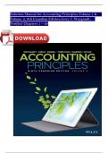 Solution Manual for Accounting Principles Volume 1 & Volume 2, 9th Canadian Edition Jerry J. Weygandt, Verified Chapters 1 - 20, Complete Newest Version