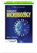 TESTBANK – ALCAMOS FUNDAMENTALS OF MICROBIOLOGY 12TH EDITION (POMERVILLE, 2021)