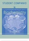 Biochemistry 4th Edition by Donald Voet - Test Bank 100% COMPLETE QUESTIONS AND ANSWERS, study guide