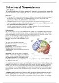 Behavioral Neuroscience, first year Biology (English)