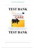  Test Bank - Emergency Care 14th Edition Daniel Limmer Questions & Answers with rationales (Chapter 1-41)