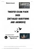 TMS3721 EXAM PACK 2025  {DETAILED QUESTIONS AND ANSWERS}