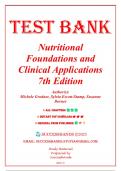 Test Bank For Nutritional Foundations and Clinical Applications A Nursing Approach 7th Edition by  Grodner, 9780323544900 (Covering Chapters 1-20).