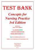 Test Bank for Concepts for Nursing Practice 3rd Edition by Giddens, 9780323581936  | All Chapters 1-57