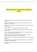 ASD questions and answers latest top  score.