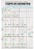 Overzicht VSEPR en geometrie - Anorganische chemie