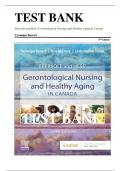 TEST BANK Ebersole and Hess' Gerontological Nursing and Healthy Aging in Canada Veronique Boscart 3 RD Edition updates