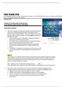 Test Bank for Lewis Medical-Surgical Nursing, 10th Edition by Sharon L. Lewis RN PhD FAAN, Susan A. Sandstrom RN MSN BC CNE, Linda Bucher, Mariann M. Harding Chapter 1-68