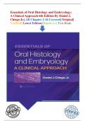 Essentials of Oral Histology and Embryology: A Clinical Approach 6th Edition By Daniel J. Chiego Jr.| All Chapter 1-16 Covered| Original| Verified| Latest Edition| Rated A+| Test Bank