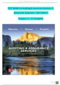 TEST BANK For Auditing & Assurance Services: A Systematic Approach, 12th Edition All-Chapters 1 - 21  ||Complete Guide.