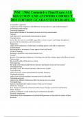 NSC 1306] Cumulative Final Exam ALL SOLUTION AND ANSWERS CORRECT 2025 EDITION GUARANTEED GRADE A+