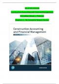 Solution Manual For Construction Accounting and Financial Management, 4th Edition  by Steven J. Peterson, Verified Chapters 1 - 18, Complete