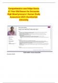 Comprehensive case Felipe Garcia 57-Year-Old Reason for Encounter High blood pressure I Human Study Assessment 2025 Chamberlain University