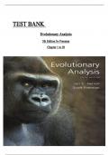 Test Bank For Evolutionary Analysis 5th Edition By Jon C. Herron; Scott Freeman Chapter 1-20 Complete Guide  ISBN:9780321616678