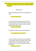 NR601 Final Exam (2 Versions, Newest -2025) / NR 601 Final Exam Questions with 100% Correct Answers Chamberlain College of Nursing NR601 Final Exam (2 Versions, Newest -2025) / NR 601 Final Exam Questions with 100% Correct Answers Chamberlain College of N