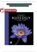 Test Bank for Campbell Biology 12th Edition by Lisa A. Urry, Michael L. Cain All Chapters 1-56 Complete A+ Guide ISBN:9780135188743 Newest Version