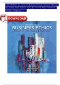 TEST BANK For Business Ethics Ethical Decision Making and Cases, 13th Edition By O. C. Ferrell, John Fraedrich, Verified Chapters 1 - 12, Complete Newest Version