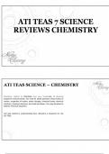 ATI TEAS 7 SCIENCE REVIEWS CHEMISTRY