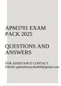 APM3701 Exam pack 2025(Partial Differential Equations)