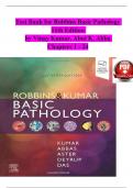 Test Bank for Robbins Basic Pathology 11th Edition by Vinay Kumar,AbulmK.Abba Chapters 1-24