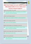 Mitral Valve Prolapse and Aortic Stenosis Questions  With Detailed Verified Answers (100% Correct  Answers) /Already Graded A+