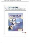 Test Bank For Primary Care The Art and Science of Advanced Practice Nursing – an Interprofessional Approach Sixth Edition by Debera J. Dunphy||ISBN, 978-1719644655||All Chapters||Complete Guide A+