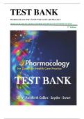 TEST BANK PHARMACOLOGY FOR CANADIAN HEALTH CARE PRACTICE LINDA LANE LILLEY, JULIE S. SNYDER AND SHELLY RAINFORTH COLLINS 3 rd Edition 2025/2026