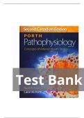 Test Bank for porth pathophysilogical concepts of altered health states 2nd canadian edition by Rith Hannon-all Chapters(1-61)_.Expert reviewed questions with 100% verified answers.