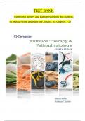 TEST BANK for Nutrition Therapy and Pathophysiology 4th Edition by Marcia Nelms and Kathryn P. Sucher. All Chapters 1-25