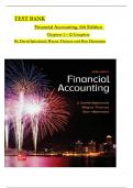 TEST BANK Financial Accounting, 6th Edition Chapters 1 – 12 Complete By David Spiceland, Wayne Thomas and Don Herrmann