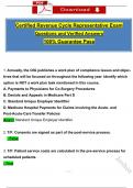 Study Bundle for Certified Revenue Cycle Representative (CRCR)  Exam ( 4 set exams) (Latest 2025 / 2026): Most Comprehensive Qs & Ans - Everything you need to Succeed