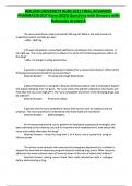 WALDEN UNIVERSITY NURS 6521 FINAL ADVANCED PHARMACOLOGY Exam (2025) Questions with Answers with  Rationales Graded A